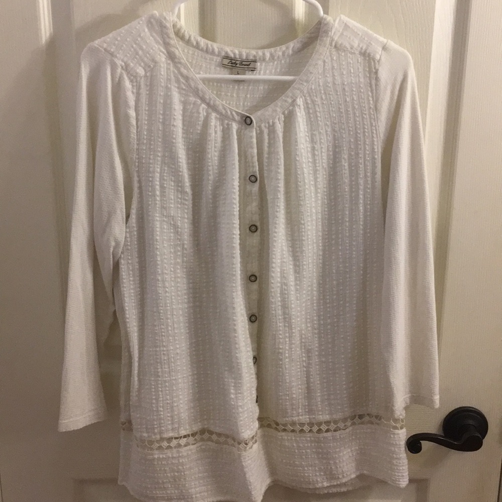Lucky brand white casual blouse